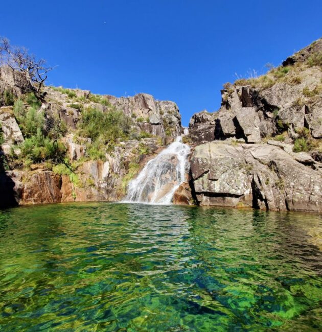 A waterfall in the Peneda Gerès natural park