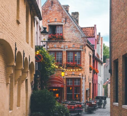 A street in the city of Bruges