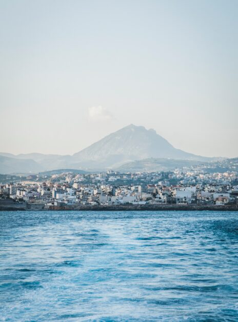 Héraklion vue depuis la mer