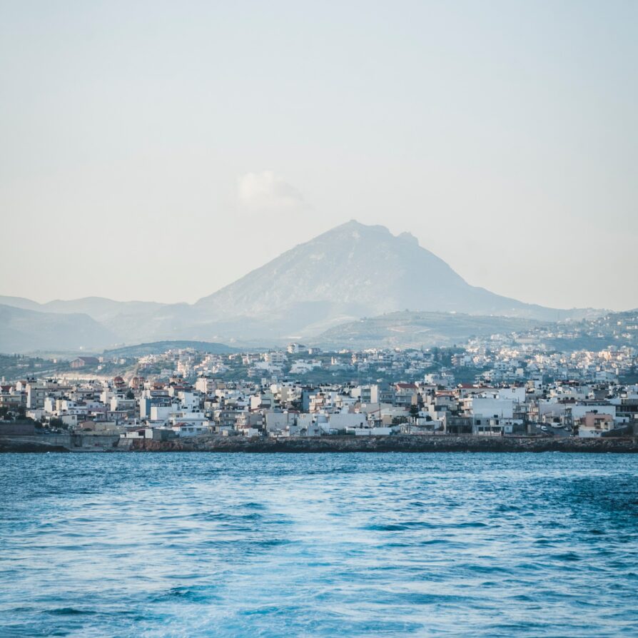 Héraklion vue depuis la mer