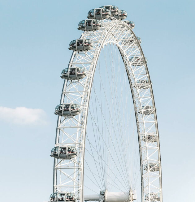 London Eye la grande roue au bord de la Tamise