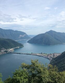 Lugano vue depuis le lac