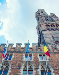 A street in the city of Bruges