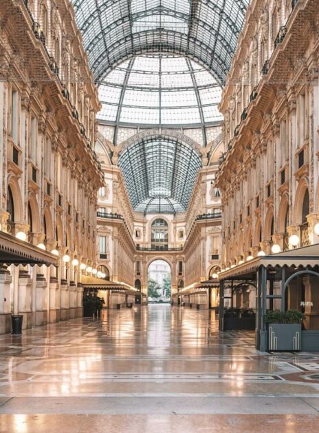 La coupole de la galerie Vittorio Emanuele II à Milan