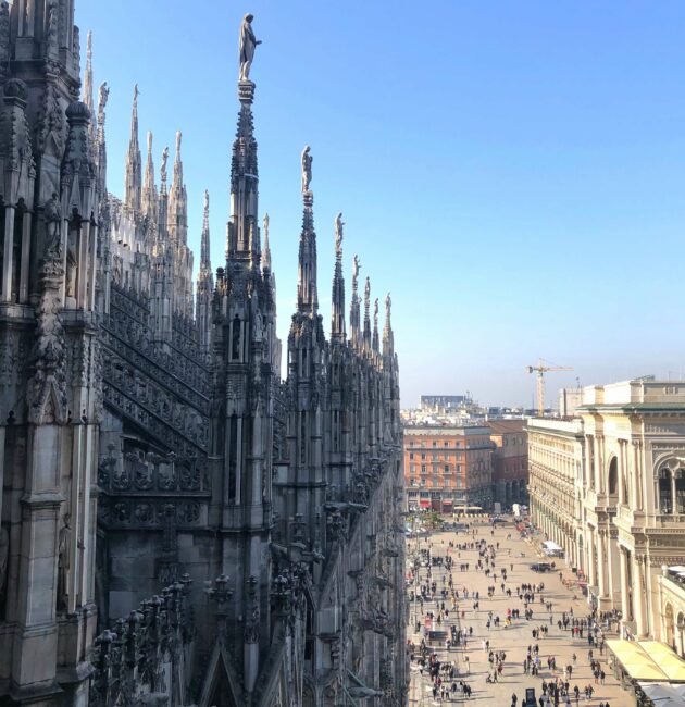 La façade du Palais Royal de Milan