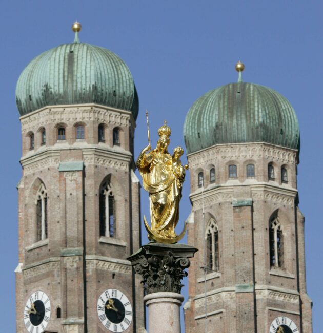 Marienplatz au cœur de la ville