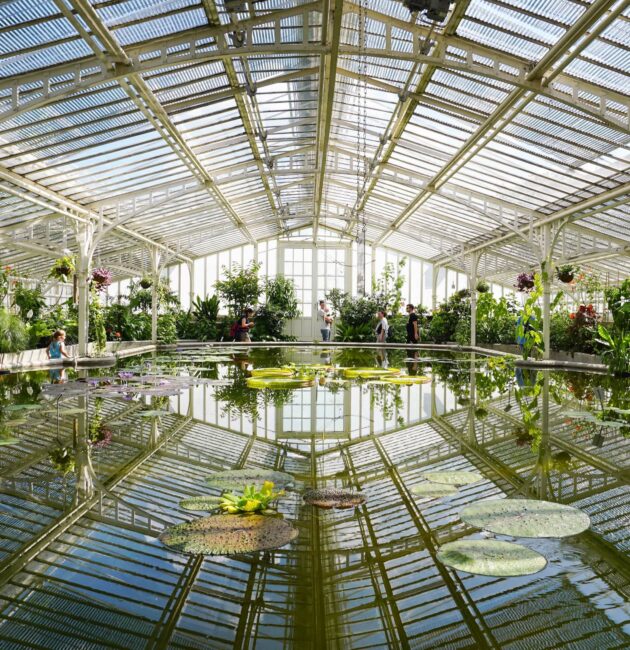 Le jardin du chateau de Nymphenburg, résidence estivale des rois de Bavière