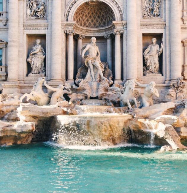 La fontaine de Trevi, la plus grande de Rome