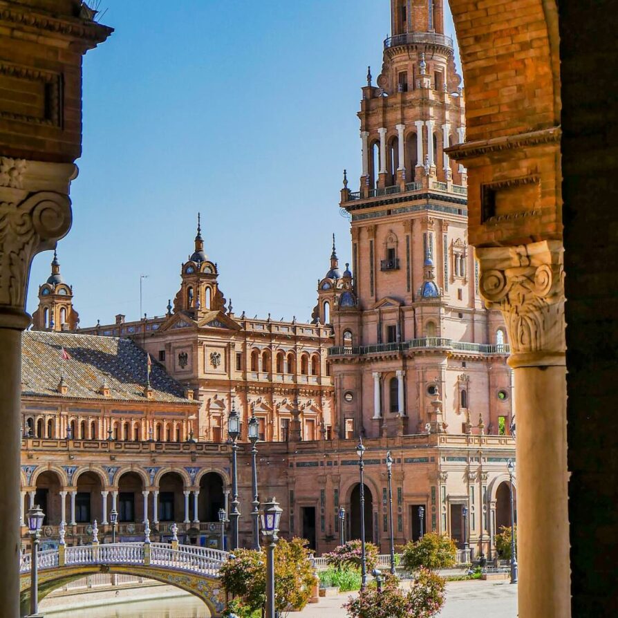 La place d'Espagne à Séville