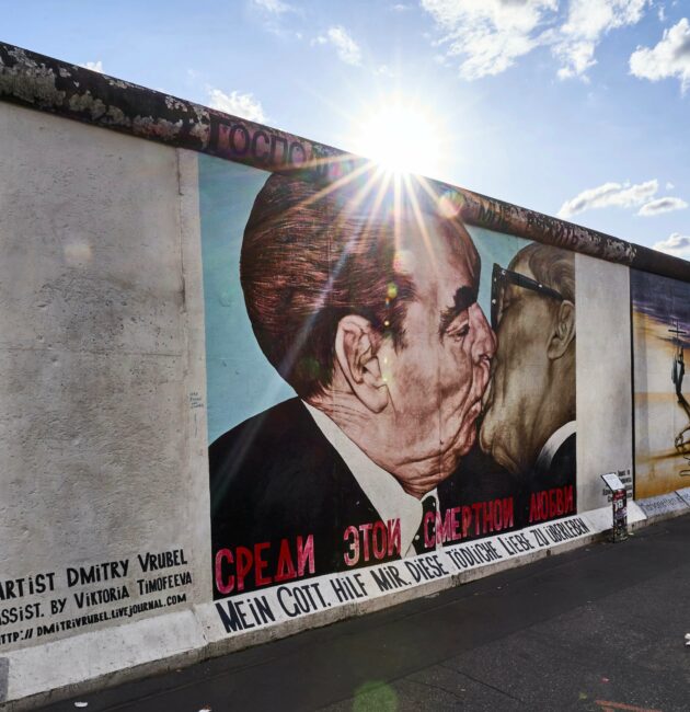 A piece of wall from East Side Gallery