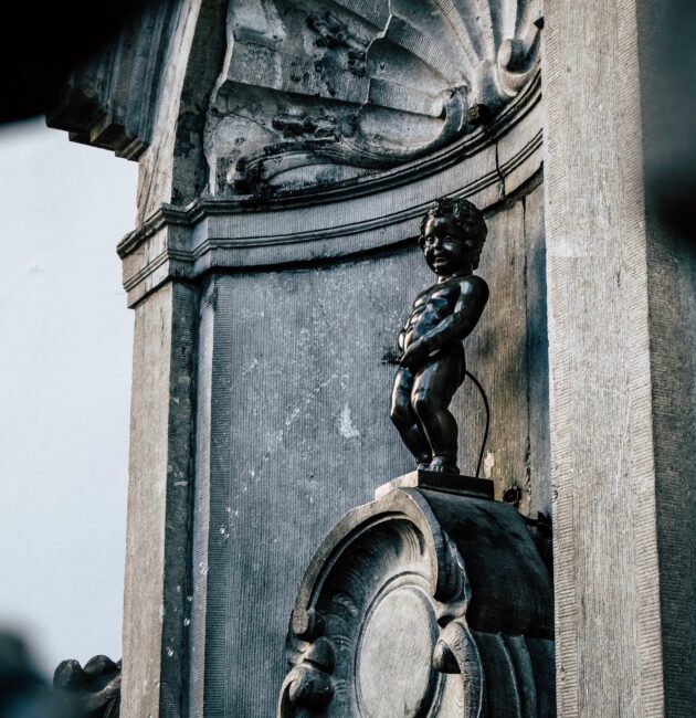 The Manneken-Pis near the Grand-Place in Brussels