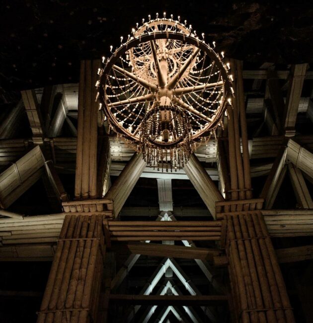 Intérieur des mines de sel de Wieliczka