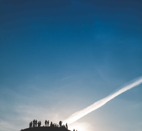 View of one of Krakow's hills