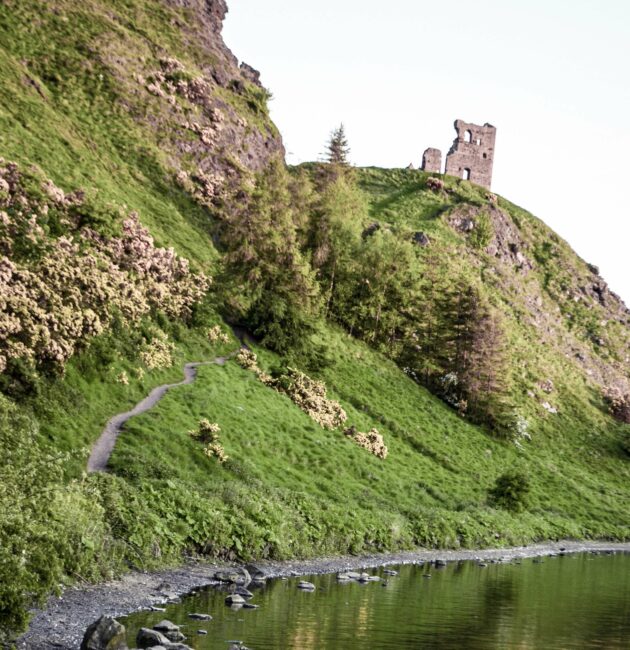 Arthur's Seat, ancient volcano in Holyrood Park