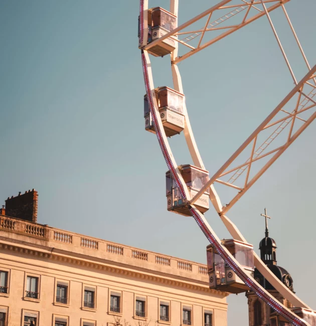 The Ferris wheel at Place Bellecour