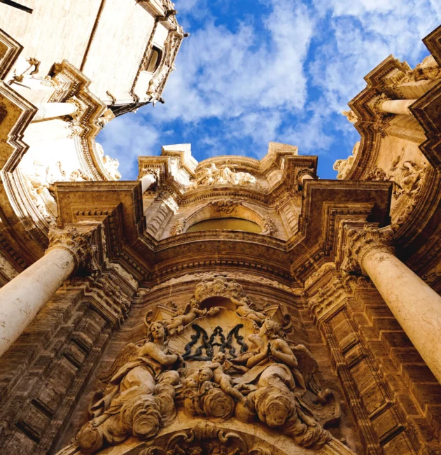 Façade de la cathédrale Sainte-Marie