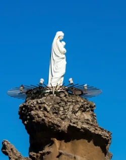 Facade of the imperial chapel of Biarritz